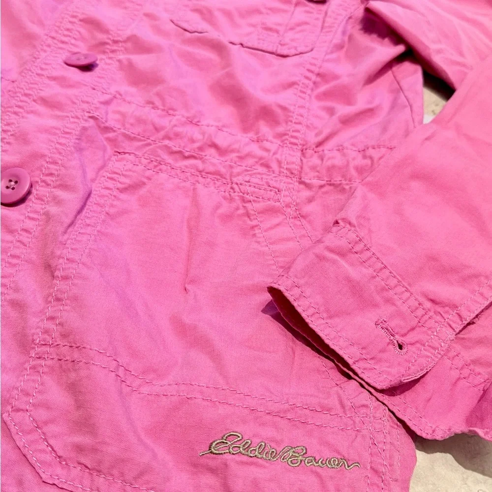 Eddie Bauer Pink Utility Jacket | Women’s Petite XS - Picture 5 of 8